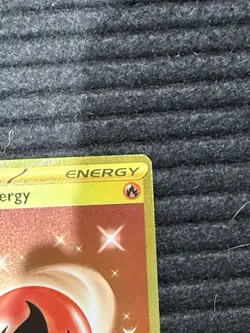 Pokemon TCG Basic Fire Energy 230/197 SV03 Obsidian Flames Gold Secret Rare Card - Image 2
