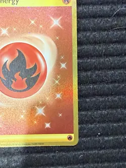 Pokemon TCG Basic Fire Energy 230/197 SV03 Obsidian Flames Gold Secret Rare Card - Image 3