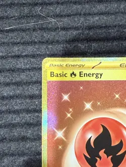 Pokemon TCG Basic Fire Energy 230/197 SV03 Obsidian Flames Gold Secret Rare Card - Image 5
