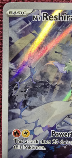 Pokemon TCG N's Reshiram Holo Card 167/159 Sv09 Journey Together Mint Condition - Image 2
