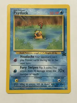 Pokemon TCG Black Star Promo Card Psyduck 20 WOTC - Image 1