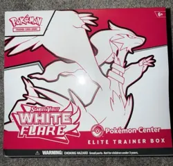 Pokemon Center White Flare Elite Trainer Box ETB - Image 1