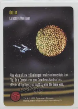 1996 Star Trek - The Card Game Wild Corbomite Maneuver - Image 1