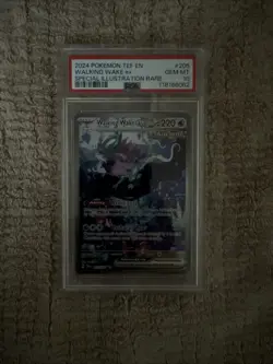 2024 Pokemon Walking Wake EX Holo Card 205/162SV05: Temporal Forces PSA10 - Image 1