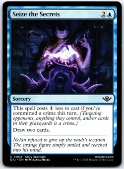 Seize the Secrets - Outlaws of Thunder Junction OTJ - MTG - NM Magic - 64 C - Image 1
