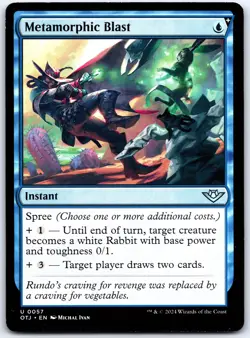 Metamorphic Blast - Outlaws of Thunder Junction OTJ - MTG - NM Magic - 57 U - Image 1