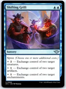 Shifting Grift - Outlaws of Thunder Junction OTJ - MTG - NM Magic - 66 U - Image 1