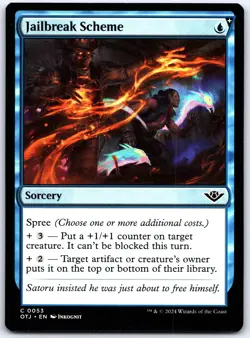 Jailbreak Scheme - Outlaws of Thunder Junction OTJ - MTG - NM Magic - 53 C - Image 1