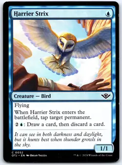 Harrier Strix - Outlaws of Thunder Junction OTJ - MTG - NM Magic - 52 C - Image 1