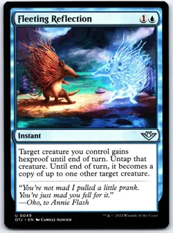 Fleeting Reflection - Outlaws of Thunder Junction OTJ - MTG - NM Magic - 49 U - Image 1