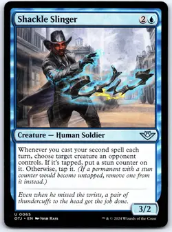 Shackle Slinger - Outlaws of Thunder Junction OTJ - MTG - NM Magic - 65 U - Image 1