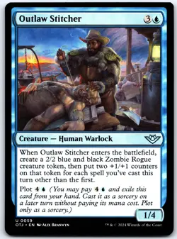 Outlaw Stitcher - Outlaws of Thunder Junction OTJ - MTG - NM Magic - 59 U - Image 1