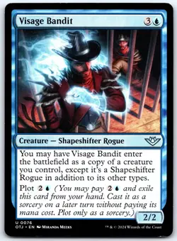 Visage Bandit - Outlaws of Thunder Junction OTJ - MTG - NM Magic - 76 U - Image 1