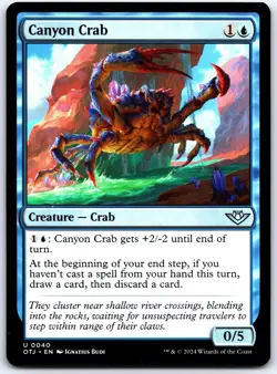 Canyon Crab - Outlaws of Thunder Junction OTJ - MTG - NM Magic - 40 U - Image 1