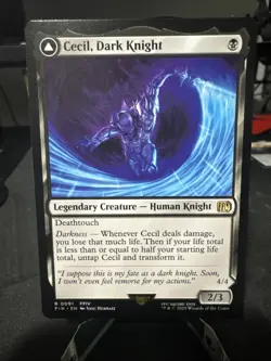 Cecil Dark Knight Final Fantasy MTG Magic the Gathering - Image 1