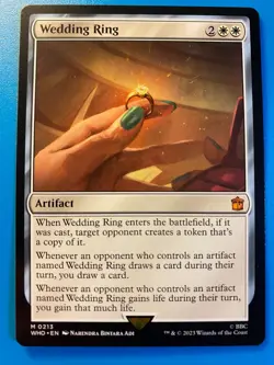 MTG 1x Wedding Ring 213 Universes Beyond: Dr. Who Magic the Gathering x1 NM - Image 1