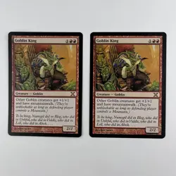 MTG Goblin King 10th Edition X2 Magic The Gathering TCG Cards Shipping Included - Image 1