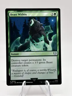 Beast Within 0234 Commander Lord Of The Rings LTC MTG NM - Image 1