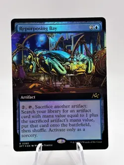 Repurposing Bay 0380 Foil Extended Art Aetherdrift DFT MTG NM - Image 1