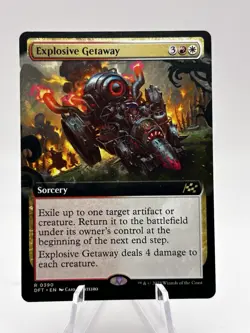 Explosive Getaway 0390 Extended Art Aetherdrift DFT MTG NM - Image 1