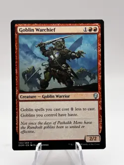 Goblin Warchief 130/269 Dominaria DOM MTG NM - Image 1