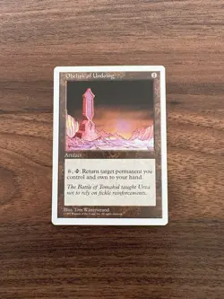 Obelisk of Undoing 5th Edition Artifact MTG Magic NM - Image 1