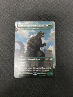 MTG *Godzilla, Primeval Champion Titanoth Rex X1* (NM) Ikoria: Lair Of Behemoths - Image 1