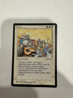 MTG Magic the Gathering Jihadd NM Arabian Nights - Image 1