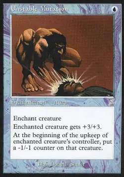 Unstable Mutation - Light Play MTG Time Spiral Time Shifted - Image 1