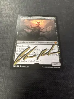 Sheoldred, the Apocalypse Dominaria United Shadow Signed by Artist MTG - Image 2
