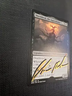Sheoldred, the Apocalypse Dominaria United Shadow Signed by Artist MTG - Image 3
