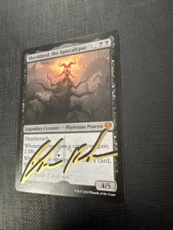 Sheoldred, the Apocalypse Dominaria United Shadow Signed by Artist MTG - Image 4