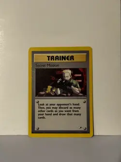 Secret Mission Uncommon Gym Heroes 118/132 NM Pokemon Fast Ship - Image 1