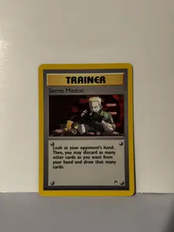 Secret Mission Uncommon Gym Heroes 118/132 NM Pokemon Fast Ship - Image 1