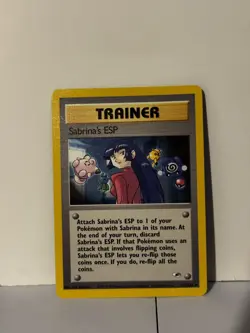 Sabrina's ESP Uncommon Gym Heroes 117/132 NM Pokemon Fast Ship - Image 1