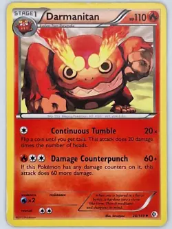Darmanitan 28/149 Pokemon - Black and White Boundaries Crossed MP - Image 1