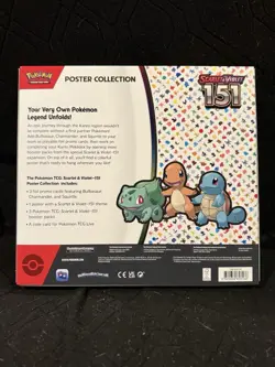 151 Poster Collection Box Pokemon TCG Scarlet & Violet [3 Booster Packs] - Image 2