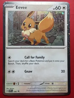 Pokemon Card - Scarlet & Violet Black Star Promo EN - 200 - Eevee - NM - Image 1