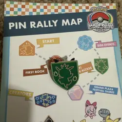 Chespin Pokemon World Championships 2025 Pin Rally Exclusive Anaheim - Image 1