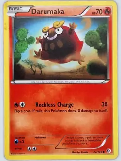 Darumaka 27/149 Pokemon - Black and White Boundaries Crossed MP - Image 1