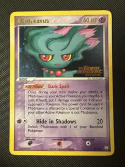 Misdreavus Team Rocket Returns Reverse Holo NM Pokemon TCG Vintage 25/109 Rare - Image 1