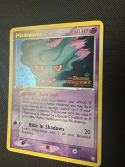 Misdreavus Team Rocket Returns Reverse Holo NM Pokemon TCG Vintage 25/109 Rare - Image 3
