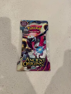 Pokemon TCG: XY ANCIENT ORIGINS Sealed Sleeved Booster Pack Blister Hoopa Art - Image 1