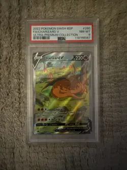 2022 Pokemon SWSH Ultra-Premium Collection Promo Charizard V Full Art PSA 8 - Image 1
