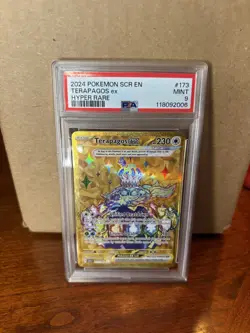 2024 POKEMON SCR EN-STELLAR CROWN HYPER RARE #173 TERAPAGOS EX PSA 9 - Image 1