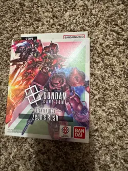 Gundam Card Game - ST03 Zeon's Rush Starter Deck NEW & SEALED - Image 2