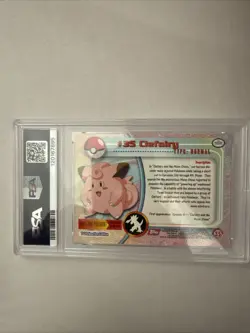 1999 Topps Pokemon TV Clefairy #35 Holo Foil PSA 10 Gem Mint - Image 2