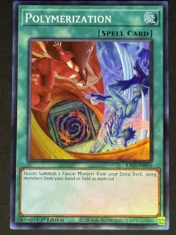 Yugioh - Polymerization RA03-EN051 1st Edition Ultra Rare NM - Image 1