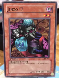 JINZO #7 MONSTER MRD-035 1ST EDITION COMMON YUGIOH NM / UNPLAYED - Image 1
