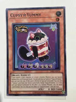 Yugioh Asian English Cupsy Yummy DBJH-AE016 Super rare Near Mint - Image 2